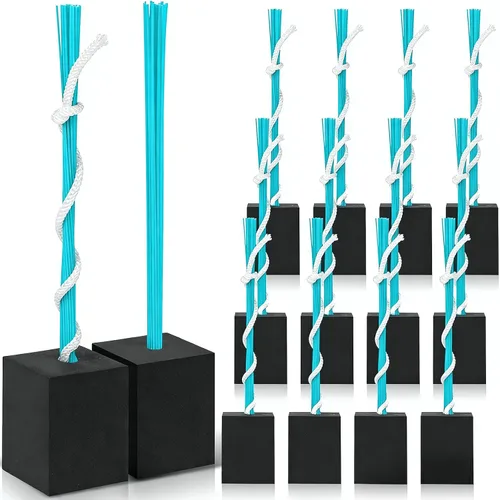 Vista 11 de Shappy 12 tapones de base de béisbol con borla, tapones de anclaje resistentes para campo de béisbol y accesorios de sóftbol