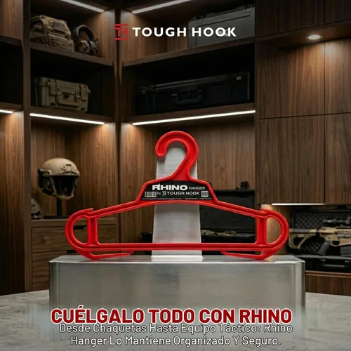 Vista 3 de Rhino Tough Hook - Perchas resistentes: chaleco con peso y armadura