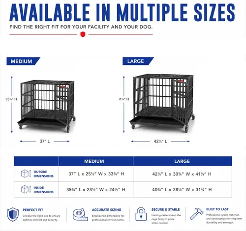 Vista 4 de Jaula para perro Proselect Empire, m, Negro