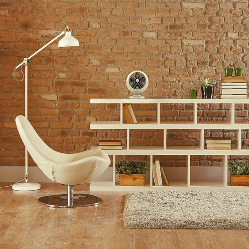Vista 6 de Vornado Ventilador circulador de aire compacto Energy Smart 133DC con control de velocidad variable, blanco, CR1-0349-73 y Vornado VFAN Mini