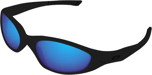 Vista 2 de BroLizard - Lente polarizada para gafas de sol Oakley Minute 2.0, azul