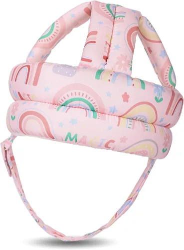Vista 15 de Protector de cabeza de bebé para gatear caminando, casco de bebé ajustable sin golpes y cojín suave, gorra de seguridad infantil para niños que