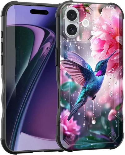 Vista 74 de Funda para iPhone Air, [doble capa] [protección contra caídas de grado militar de 10 pies] Funda resistente a prueba de golpes para iPhone Air