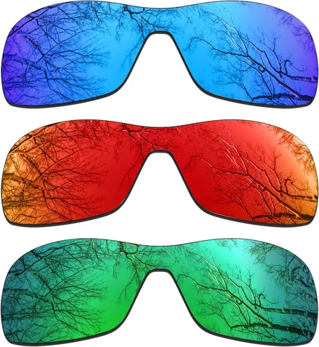 Vista 25 de ToughAsNails 3 pares de lentes polarizadas de repuesto para Oakley Antix Pack