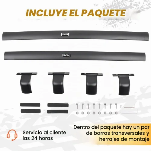 Vista 8 de Barras transversales para techo para Ford Explorer 2016-2019, accesorios de portaequipajes para techo