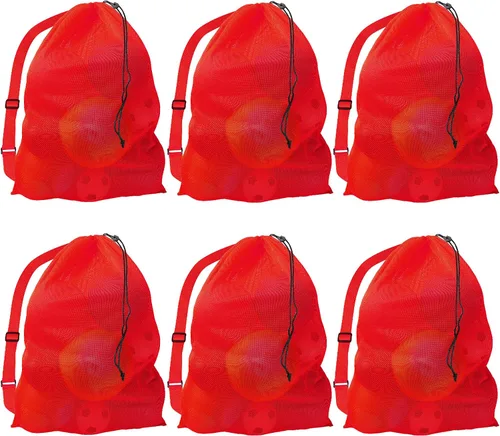Vista 20 de GSE Games & Sports Expert 24x36/30x40 X-Large Mesh Sports Equipment Drawstring Bag for Soccers, Basketballs, Footballs