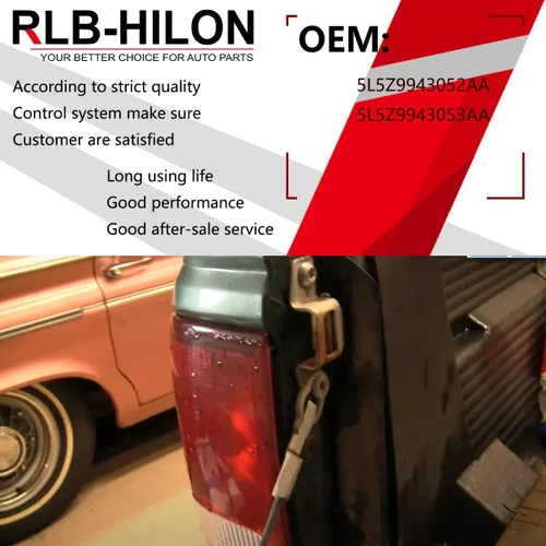 Vista 2 de RLB-HILON Cable de puerta trasera Compatible con Ford Ranger de 1993 a 2008 y Mazda B2300 B3000 B4000 de 1994 a 2007, 2 piezas, tiras de soporte
