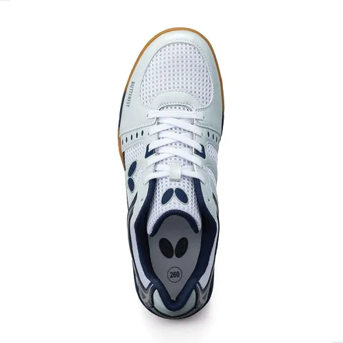 Vista 4 de Butterfly Mens Lezoline Unizes Table Tennis Shoes - Durable Gripping Outer Sole Shock Absorption EVA Ping Pong Shoe