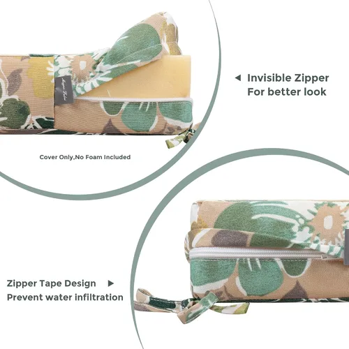 Vista 6 de Magpie Fabrics - Fundas de cojín para bancos del patio o sofás biplaza (solo funda de repuesto, sin inserto!), funda de cojín de columpio resistente