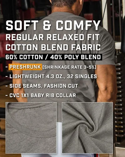 Vista 4 de Camisetas de entrenamiento para hombres, camiseta de gimnasio con texto en inglés Get Up Your Story is Not Over Yet, divertida camiseta