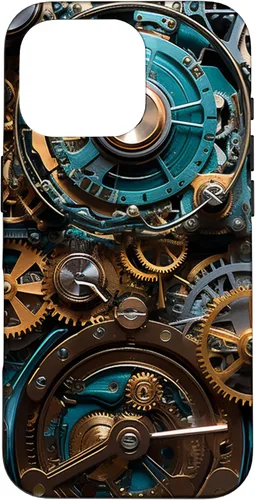 Vista 20 de Mechanical Steampunk Gears Internal Cogwork Mechanism Case for iPhone 17