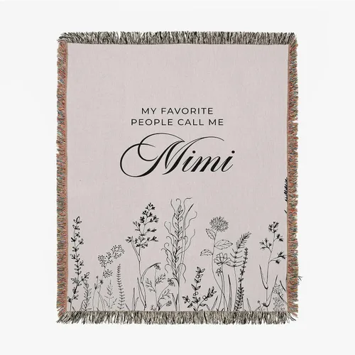Vista 14 de Personalized Grandma Blanket, Gifts for Grandmother from Grand Kids, Name Blankets for Mimi, Gigi, Nana (Grandma 01)