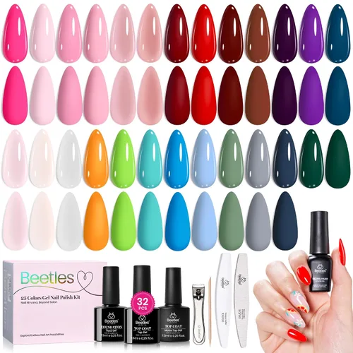 Vista 29 de Beetles - Juego de 44 esmaltes de uñas de gel, colección Colorful Muse, 36 0-0 Musa colorida