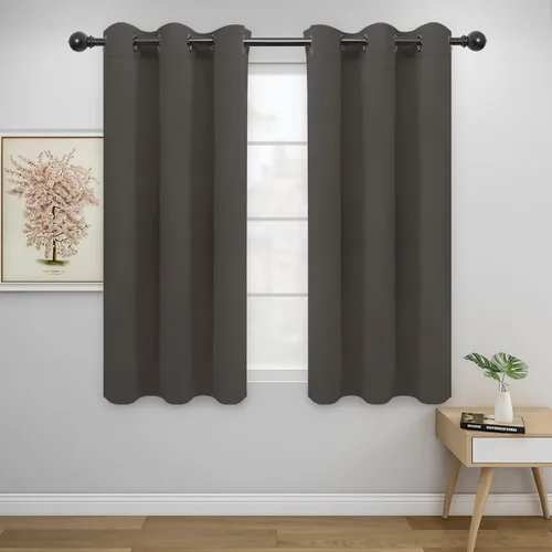 Vista 147 de Easy-Going - Cortinas opacas para dormitorio, aislamiento térmico sólido con ojales, cortinas de ventana para reducción de ruido, cortinas
