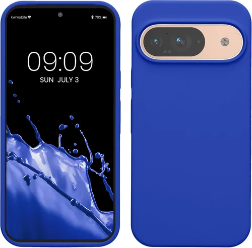 Vista 69 de kwmobile Funda Compatible con Google Pixel 6 Pro - Funda de Teléfono de Silicona TPU con Acabado Suave - Azul Caribe