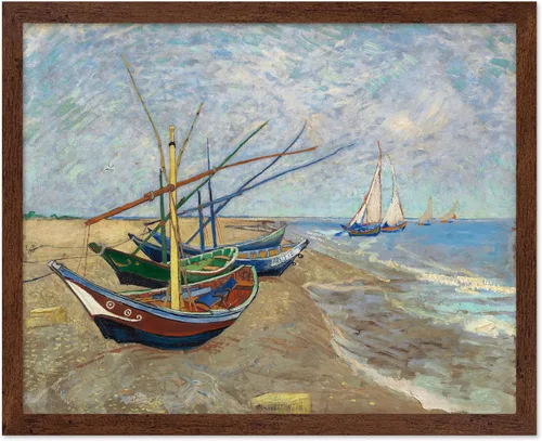 Vista 50 de Poster Master Póster clásico de Van Gogh, impresión impresionista vintage, regalo para artista, pintor, autorretrato, sombrero de paja, dibujo