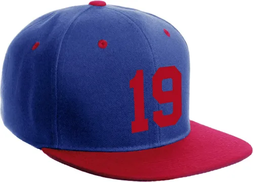 Vista 162 de Número de equipo modificado para requisitos particulares del jugador del color del sombrero del Snapback de la visera plana clásica de la visera
