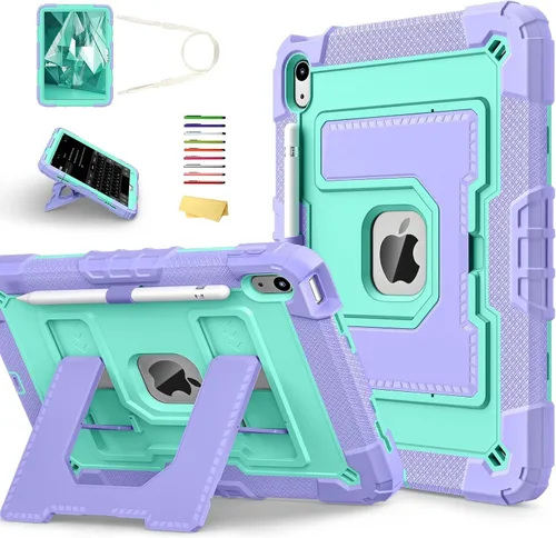 Vista 36 de Funda transparente con soporte para iPad Air 3 (Air 3ª generación) de 10.5 pulgadas 2019 y iPad Pro de 10.5 pulgadas 2017 con soporte para 01# Claro