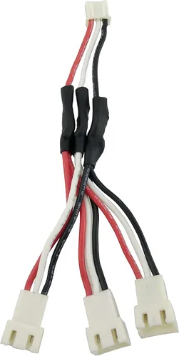 Vista 2 de sea jump 3 unids 7.4V 450mAh batería de litio con 1to3 convertidor de carga para wltoys K969 K979 K989 K999 P929 P939 284131 alta velocidad control