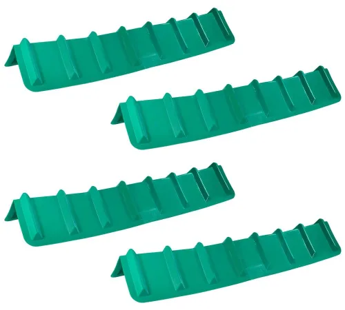 Vista 15 de Mytee Products Protector de esquina azul en forma de V/protector de borde en V - 8 "x 8" x 48" pulgadas