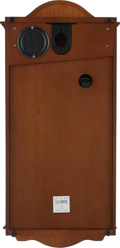 Vista 3 de Relojes Bulova C3542 Cranbrook Reloj Analógico de Madera de Pared con Campanadas, Marrón