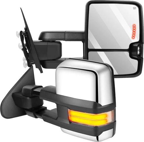 Vista 30 de ECCPP - Espejos de remolque de repuesto para Chevy Silverado 2007-2014