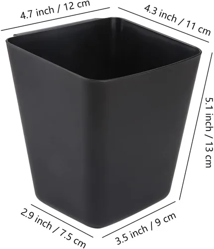 Vista 3 de 8 portavasos colgantes, accesorios de carrito rodante, accesorios de carrito utilitario para suministros de manualidades, cubos organizadores