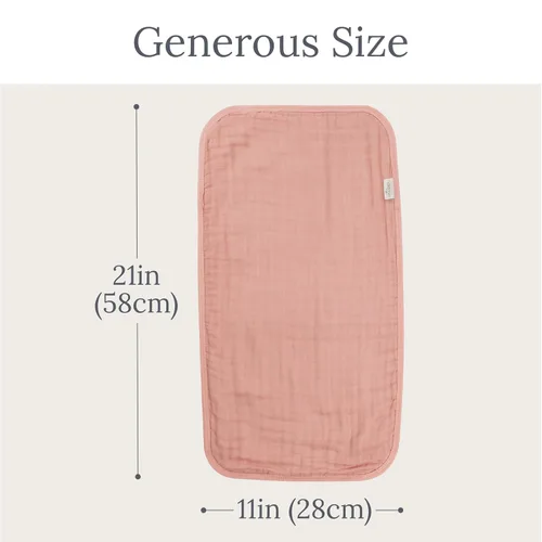 Vista 6 de Natemia Paños de muselina ultra suaves para eructos, grandes, súper absorbentes, para recién nacidos, lavables a máquina para babas y desordenes
