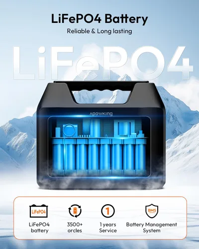Vista 8 de Generador accionado solar, central eléctrica portátil 300W con el panel Negro y naranja