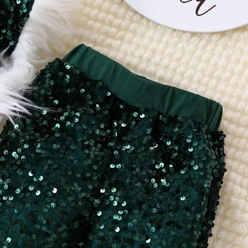 Vista 5 de Tops de Navidad para bebés y niñas, leggings trajes de Navidad
