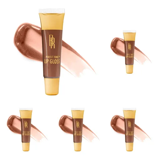 Vista 6 de Black Radiance Perfect Tone Lip Gloss, Caramel Kiss, 0.4 onzas