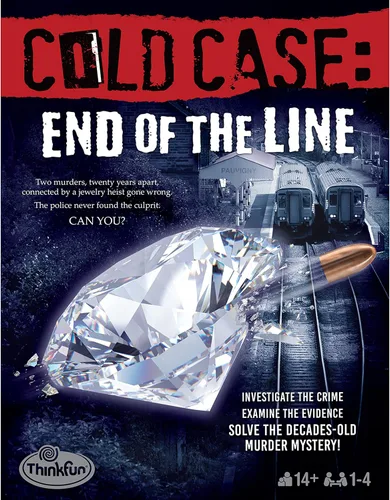 Vista 6 de ThinkFun Cold Case: End of The Line - Emocionante juego de misterio de asesinato Promueve el razonamiento deductivo y el pensamiento crítico