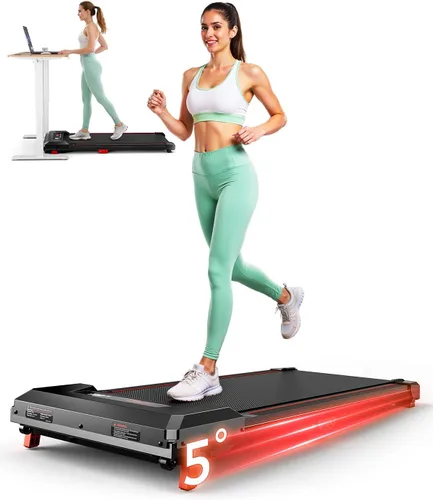 Vista 9 de Alfombra de Caminar con Inclinación, XBD - Caminadora para Debajo del Escritorio para Hogar y Oficina Pequeña, 2.5HP de Bajo Ruido, Portátil