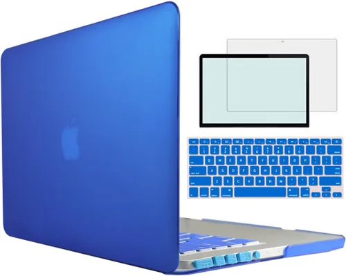 Vista 15 de Funda compatible con MacBook Pro de 13 pulgadas con CD-ROM modelo A1278 versión 2008-2012, carcasa rígida 4 en 1 de plástico a presión con protector