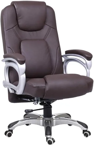 Vista 10 de Mid Back Office Desk Chair with Leather Padding and Armrests Ergonomic Computer Gaming Chair for Home Or Office Use,Black