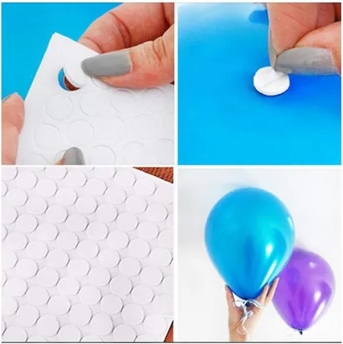 Vista 6 de Accesorios para globos, cadena de globos, goma de PVC, para fiesta de cumpleaños, boda, telón de fondo, decoración, cadena de globos, clips de lazo 1