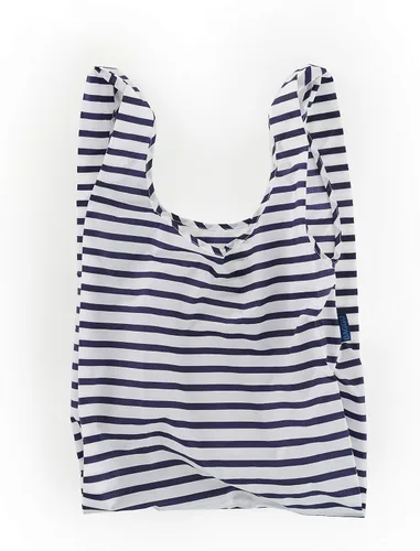 Vista 15 de BAGGU Standard Reusable Shopping Bag, Ripstop Nylon Grocery Tote or Lunch Bag Piel de serpiente rosa