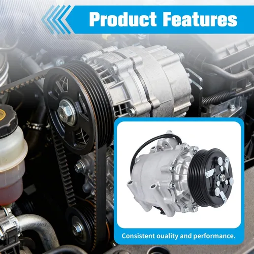 Vista 7 de LABLT Reemplazo del compresor del A/C para Civic 1.7L 2002 2003 2004 2005 Reemplazo para CO 4914AC