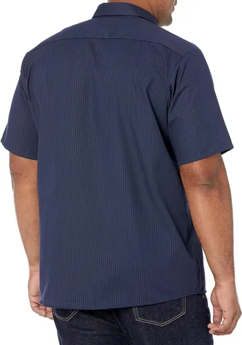 Vista 3 de Red Kap - Camisa de trabajo industrial para hombre, ajuste regular, manga corta