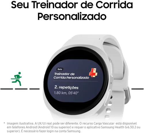 Vista 4 de SAMSUNG Galaxy Watch 8 1.732 in Reloj inteligente AI con AMOLED de 1.47 pulgadas, Wear OS 6, Wi-Fi, Bluetooth, frecuencia cardíaca, rastreador
