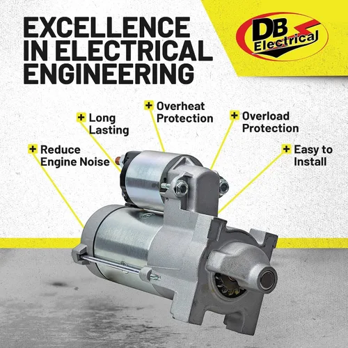 Vista 5 de DB Electrical Arrancador 410-22084 compatible con/reemplazo para tractores Briggs & Stratton 593486, 797722