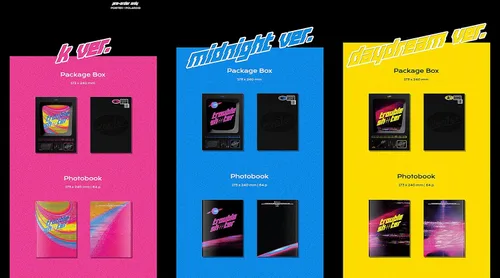 Vista 2 de KEP1ER TROUBLESHOOTER 3rd Mini Album ( K + MIDNIGHT + DAYDREAM - 3 Ver Full Set. ) K-POP SEALED