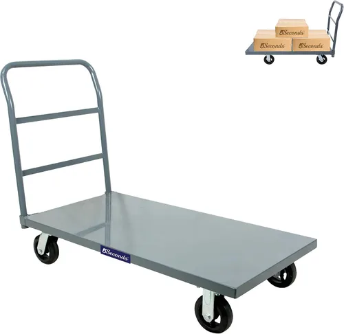 Vista 11 de 5Seconds Carrito de plataforma, capacidad de 3300 libras, placa de diamante Carrito de diamantes-gris