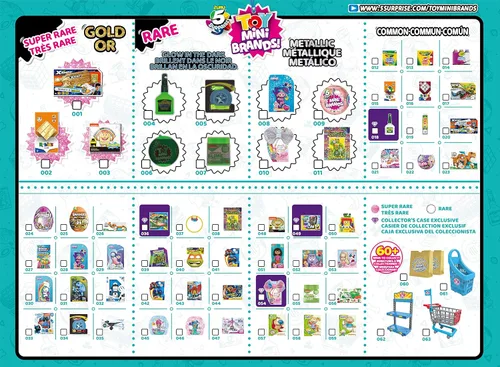 Vista 6 de 5 Surprise Toy Mini Brand Series 1 Kit de coleccionista – Cápsula misteriosa exclusiva de Amazon – Juguetes en miniatura reales por Zuru