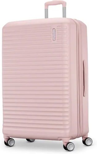 Vista 7 de American Tourister Stratum 3.0, aprobado por aerolíneas, equipaje rígido duradero, se expande 1.5", mango ajustable RightHeight, Negro