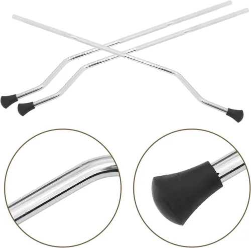 Vista 7 de 3 piezas de repuesto para patas de Tom de piso, piezas de repuesto para Tom Drum Instrumento de percusión Metal antideslizante DIY Hardware
