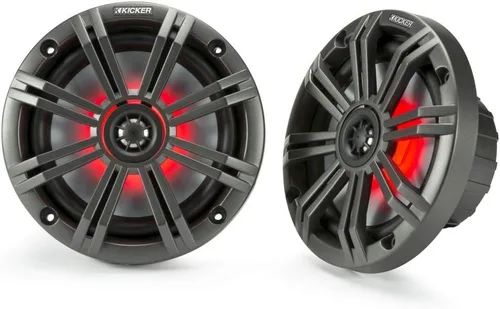 Vista 4 de KICKER Negro Dual Wake Tower System Charcoal 6,5" altavoces marinos RGB LED