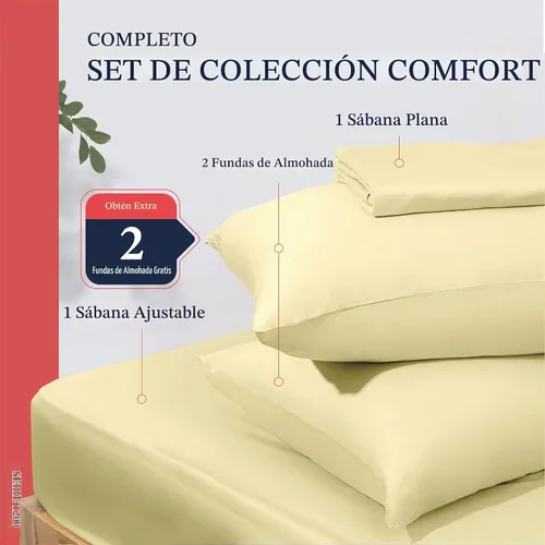 Vista 4 de Juego de sábanas 100% algodón egipcio tamaño Queen - Juego de sábanas de 1200 hilos tamaño Queen, 4 piezas de sábanas de lujo (beige), suaves