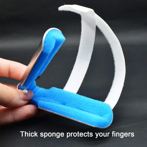 Vista 6 de 5 piezas de dedo gatillo, férulas para dedos de mazo, soporte para dedos, soporte de protección para dedos para artritis, dolor