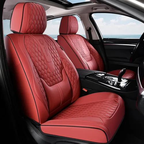 Vista 36 de Coverado Fundas de asiento delantero, fundas de asiento delantero de automóvil, fundas de asiento de piel de napa para automóviles, fundas